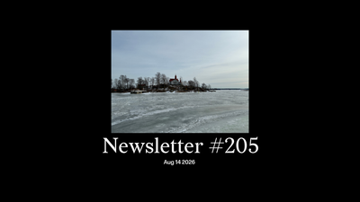 #205: Podcast Ep 2, and Corrie Tan writes from Helsinki